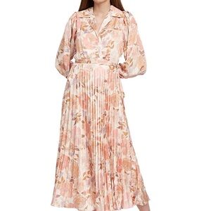 En Saison Risa Floral Satin dress